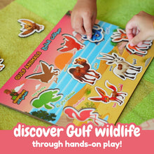 Gulf Animals Wooden Peg Puzzle