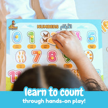 Numbers 0-15 Wooden Peg Puzzle