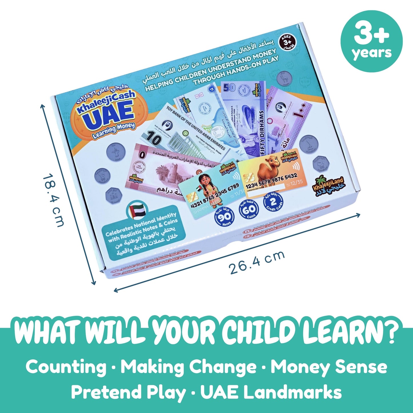 KhaleejiCash UAE Learning Money Set